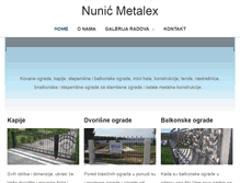 Tablet Screenshot of nunicmetalex.com